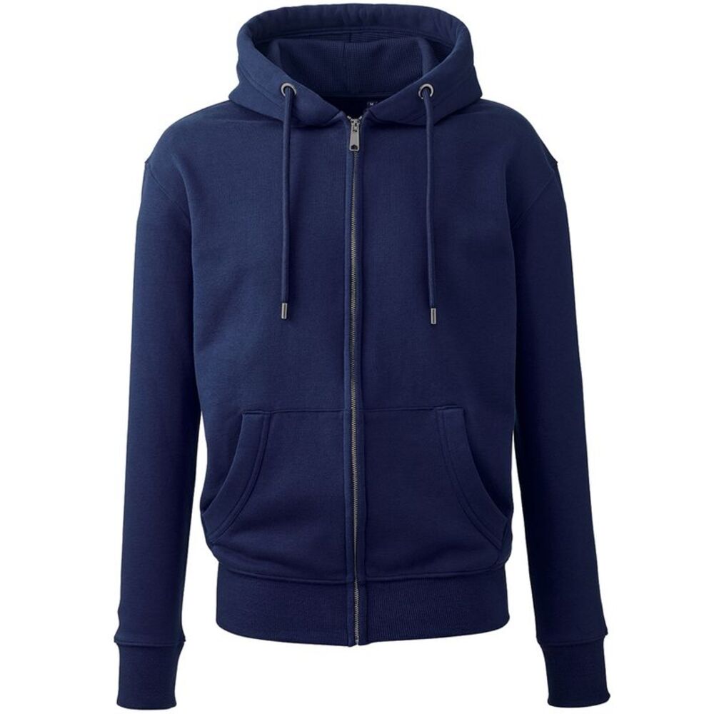Anthem Mens Full Zip Hoodie / Oxford Navy